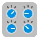 Control Knobs Flat
