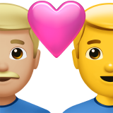 Couple With Heart Man Medium Light Skin Tone Man No Skin Tone