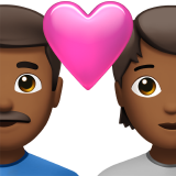 Couple With Heart Man Person Medium Dark Skin Tone