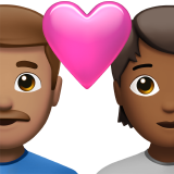 Couple With Heart Man Person Medium Skin Tone Medium Dark Skin Tone