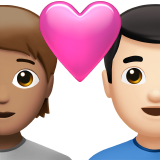 Couple With Heart Person Man Medium Skin Tone Light Skin Tone