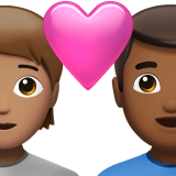 Couple With Heart Person Man Medium Skin Tone Medium Dark Skin Tone