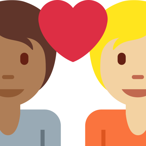 Couple With Heart Person Person Medium Dark Skin Tone Medium Light Skin Tone