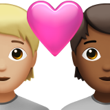 Couple With Heart Person Person Medium Light Skin Tone Medium Dark Skin Tone Apple Emoji