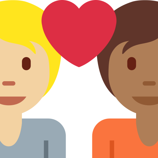 Couple With Heart Person Person Medium Light Skin Tone Medium Dark Skin Tone