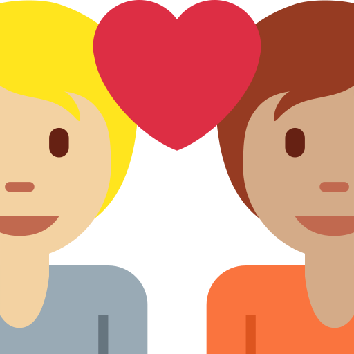Couple With Heart Person Person Medium Light Skin Tone Medium Skin Tone
