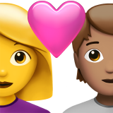 Couple With Heart Woman Person No Skin Tone Medium Skin Tone