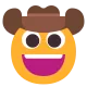 Face with Cowboy Hat Flat