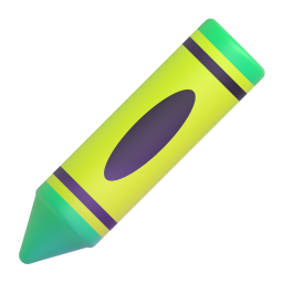 Lower Left Crayon 3D