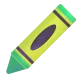 Lower Left Crayon Color