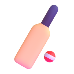 Cricket Bat and Ball 3D