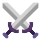 Crossed Swords Flat