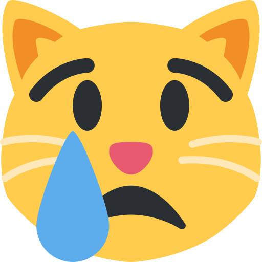 Crying Cat Face