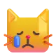 Crying Cat Face Color