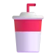 Cup with Straw Color