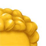 Curly Hair Apple Emoji