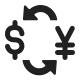 Currency Exchange High Contrast