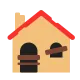 Derelict House Building Flat