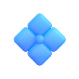 Diamond Shape with a Dot Inside 3D
