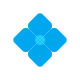 Diamond Shape with a Dot Inside Flat
