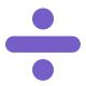 Heavy Division Sign Flat