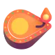 Diya Lamp Color
