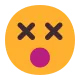Dizzy Face Flat