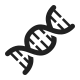 DNA Double Helix High Contrast