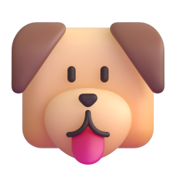 Dog Face 3D