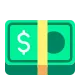 Banknote with Dollar Sign Flat