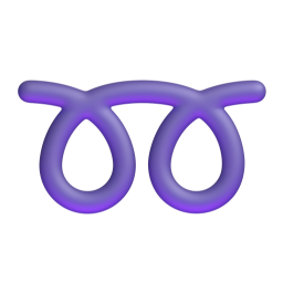 Double Curly Loop 3D