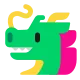 Dragon Face Flat