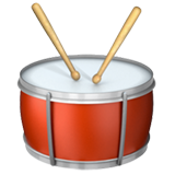 Drum with Drumsticks