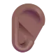 ear: medium-dark skin tone Color