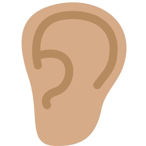 ear: medium skin tone