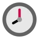 Clock Face Eight O’Clock Flat