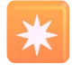 Eight Pointed Black Star Color