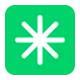 Eight Spoked Asterisk Flat