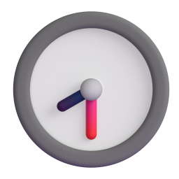 Clock Face Eight-Thirty 3D