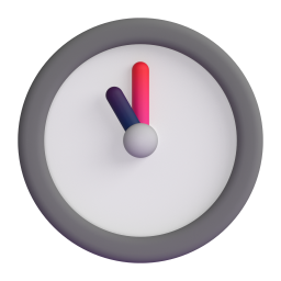 Clock Face Eleven O’Clock 3D