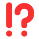Exclamation Question Mark Flat