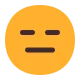 Expressionless Face Flat
