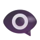 Eye in Speech Bubble Color