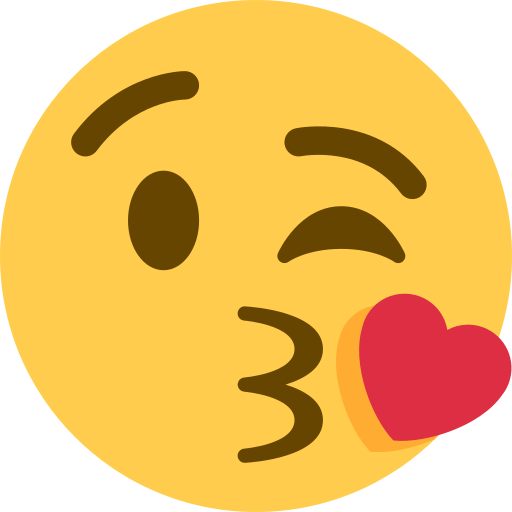 Face Throwing a Kiss