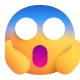 Face Screaming in Fear Color