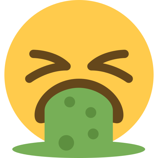 Face with Open Mouth Vomiting
