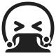 Face with Open Mouth Vomiting High Contrast
