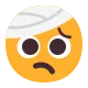 Face with Head-Bandage Flat