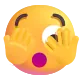 Face with Peeking Eye Color