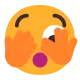Face with Peeking Eye Flat